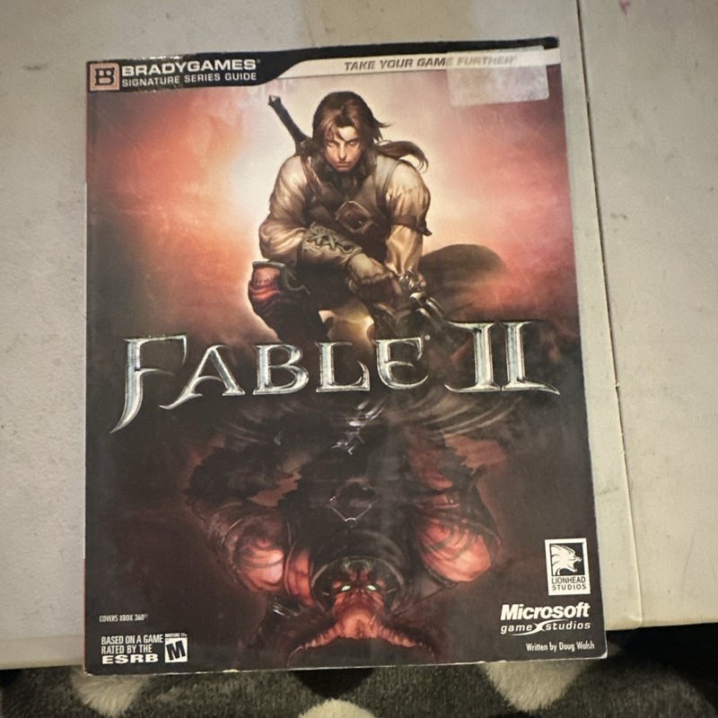 BradyGames Signature Series Fable II Strategy Guide 2008 MPN 9780744010497