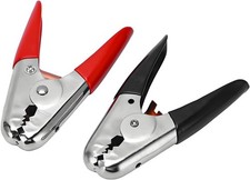 2 PCS Jumper Cable Clamps, Automotive 1100A Heavy Duty Battery Charger Clamps, A