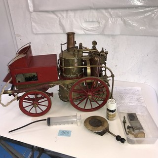 Shand Mason Merryweather Live Steam großes Vintage Modell Feuerwehr # 866