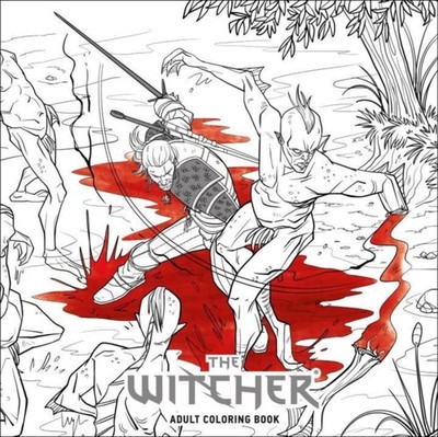 The Witcher Adult Coloring Book by CD Projekt Red CD Projekt Red