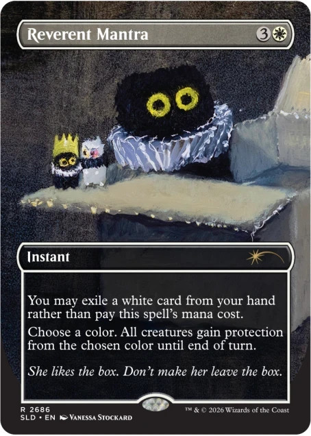 MTG Secret Lair Purr Majesty NONFOIL Magic Cats are the Best