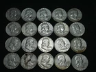 Franklin Half Dollar roll of 20 coins - $10 face - Cull or better (see photos)