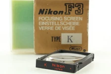 [Top MINT W/Case] Nikon F3 Focusing Screen Type K For F3 Film Camera From JAPAN