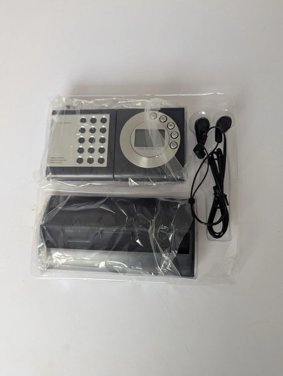 Radio Portable SGS-2612 AUTO SCAN Horloge et Radio avec pince de