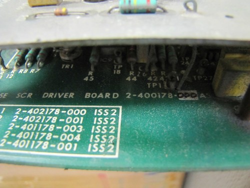 COPPER PULSE SCR DRIVER BOARD 2-400178-000 A 2-402178-000 2-402178-001 - Picture 3 of 5