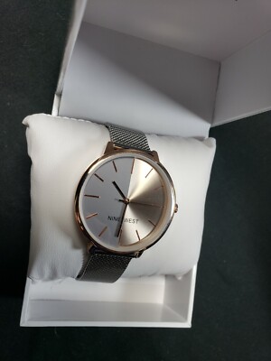 Nine West Silver Tone Mesh Band Watch NINE WEST NW/1981 Silver Tone Mesh Band Quartz Analog  main image 4