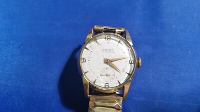 Vintage MF Cortina 17 Jewel Manual Wind Watch 10K RGP Bezel GF Mesh Band Silver 10k Rgp Bezel Watch - Etsy main image 2
