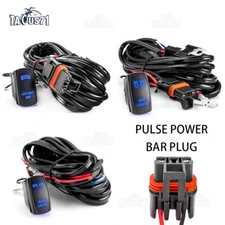 Plug N Play 16# 14# 12V LED Rocker Switch Wire Harness For Polaris Pulse Busbar