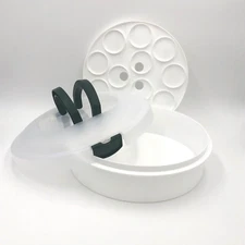 Cupcake / Muffin / Cake Carrier w Lid - holds 12, Locks, Potluck Church Shower