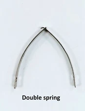 Double springs for cuticle nippers and nail clippers, Germany. 5 pcs