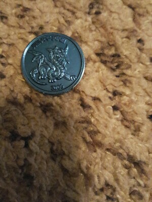 dragon 2006  Mardi Gras Doubloon nola vintage excalibur sword