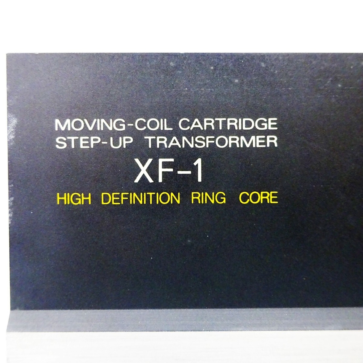 Fidelity Research XF-1 Type L MC Step Up Transformer Moving Coil