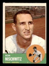 1963 Topps Baseball #152 Ron Nischwitz EX *e1