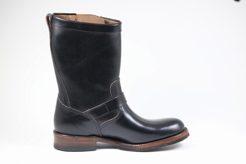 Julian Boots, Engineer Boot, Horween CHRXL & Latigo Black, Handmade in the USA - Picture 11 of 12