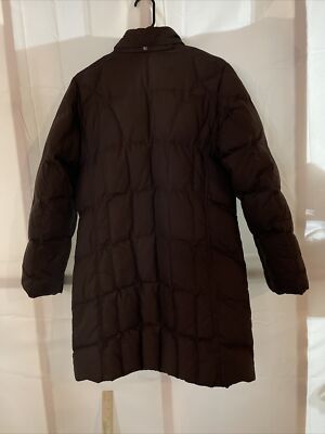 Eddie Bauer 700 Fill Premium Goose Down Parka Jacket Brown Sz M 