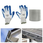 Mesh Gutter Guard Mesh Outdoor Aluminum Gutter Guard Mesh w/ Gloves 15cm*15.24m
