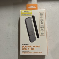 NEW HyperDrive DUO 7-in-2 USB-C Hub MacBook Pro/Air 4K60Hz HDMI PD SF/TF USB