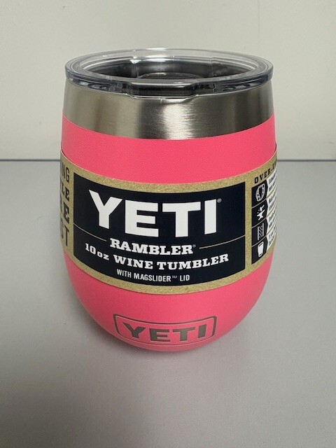Tropical Pink YETI® 10oz Wine Tumbler - Authentic - Brand New