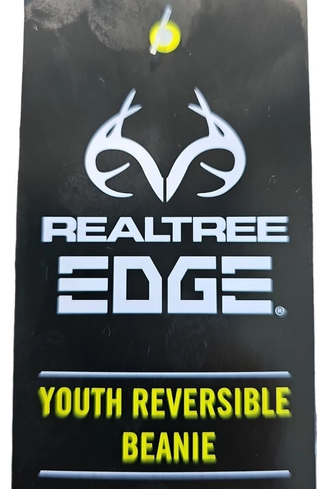 Realtree Edge Youth Reversible Beanie Camouflage Orange Camo NWT - Image 3 of 4