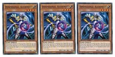 3x Dimensional Alchemist - (SBCB-EN136 - 1st - Common) - NM - Yugioh Speed Duel