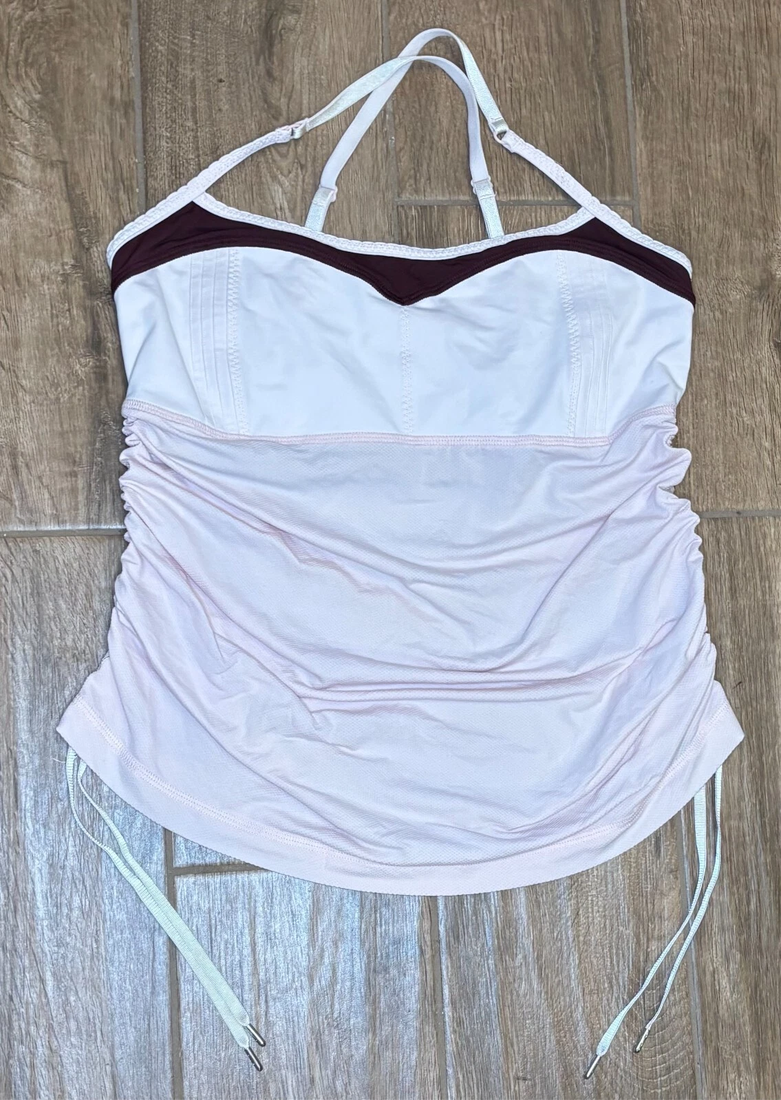 lululemon activewear hot spell built in bra pullover tank-top