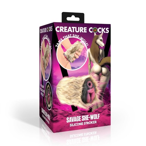 Savage She Wolf Silicone Stroker Real Feel Tight BDSM Cosplay - Picture 7 of 9