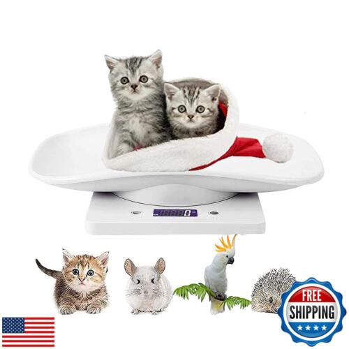LFGKeng Newborn Kitten and Puppy Weight Scale, Multifunctional Digital Pet Sc