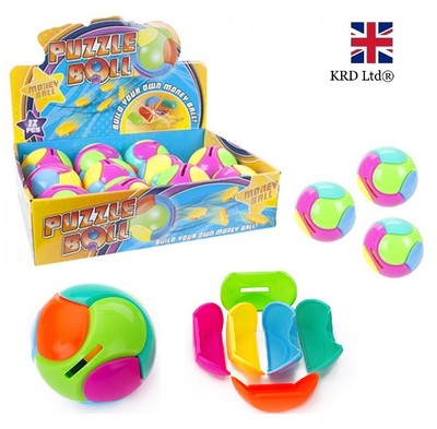 puzzle ball money bank