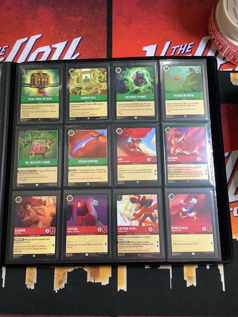ロルカナ　ディアブロ　foilなし　レジェンダリー Disney Lorcana Full Non Foil Master Set #1-204 Including All