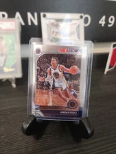 Jordan Poole RC Base #223 2019-20 NBA Hoops Premium Stock Rookie