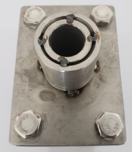 4" Poly Gry Swivel Caster 5/8"x 4" Stem Easy lock Studio Casters 533lbs w/Mounts - Picture 6 of 8