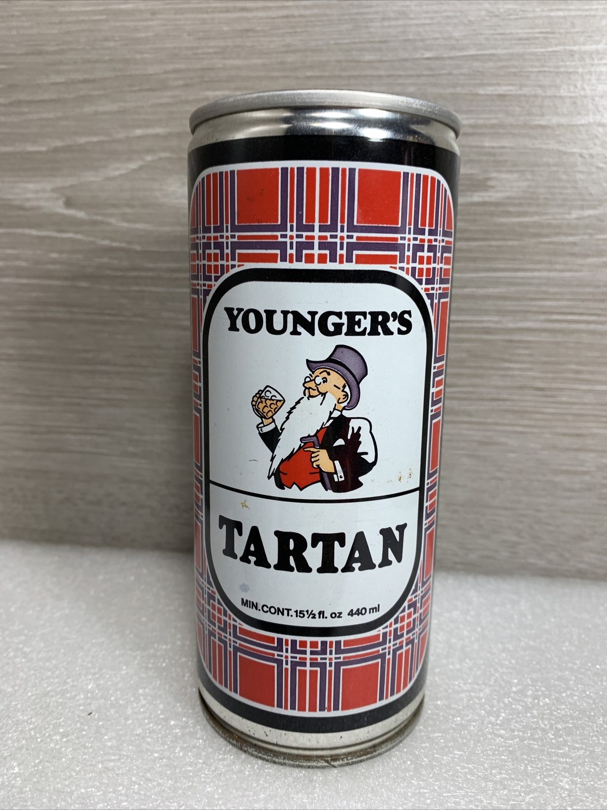 Vintage Rare Youngers Tartan Ale 15.5 oz Beer Can Edinburgh, Scotland