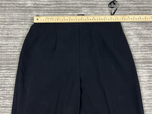 Sag Harbor Pants Womens 12 Black Side Zip Stretch Waist Casual - Picture 4 of 11