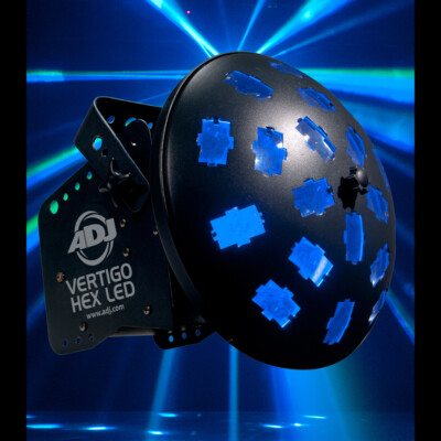ADJ Vertigo HEX LED 2 x12 Watt 6 In 1 RGBCAW Effect Light +Picks