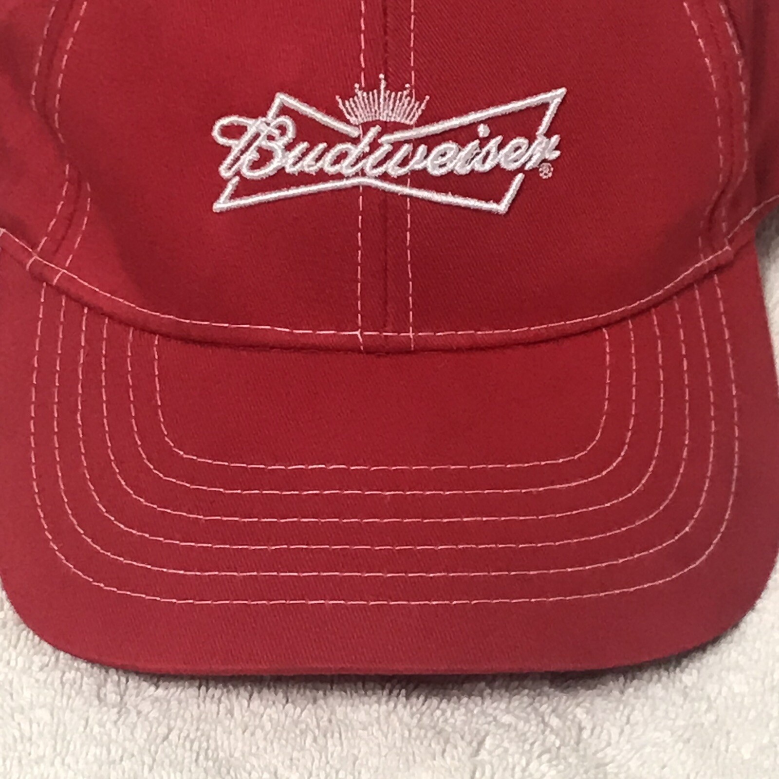 Budweiser Baseball Hat Cap Adjustable Strap Ameri… - image 6