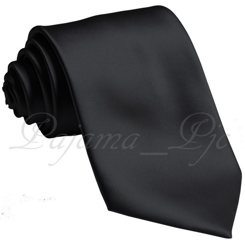 New Classic Men's Solid Self tie Neck Tie Wedding Party Formal Prom - Picture 4 of 35