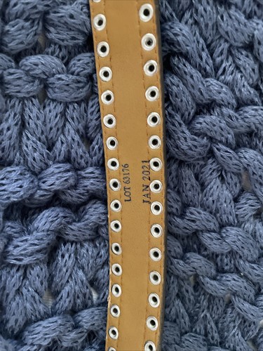 Ariat Pink Floral Lace Brown Leather Bling Western Cowgirl Belt Youth Girls 24 - Picture 6 of 8