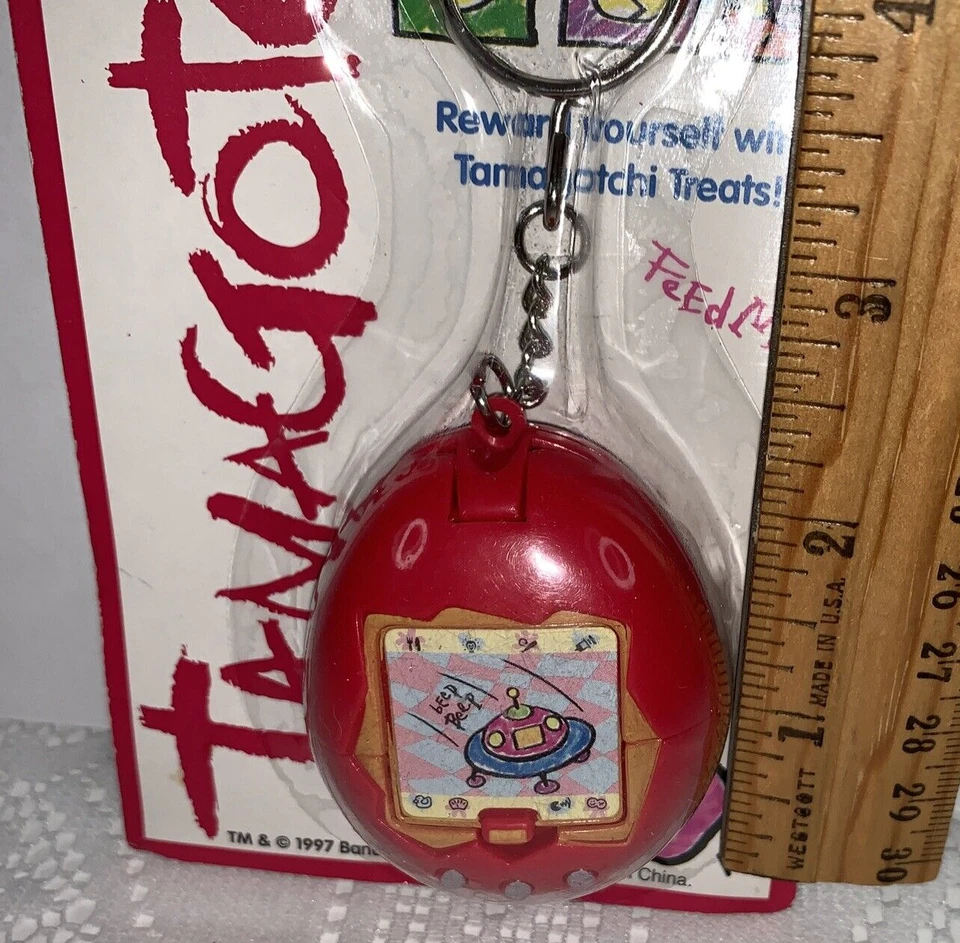 Tamagotchi Candy Pastel Eggs Pink Vintage 1997 NOS NIP - Image 2 of 4