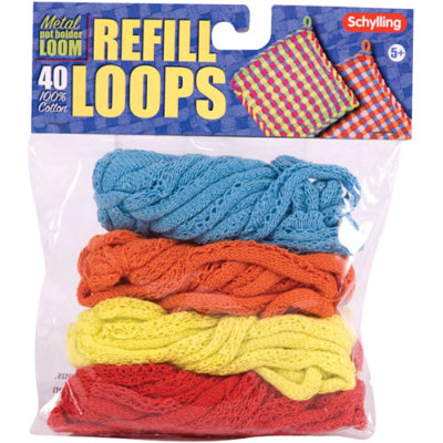 Schylling Toys Replacement Loops for Metal Potholder Loom #NLR