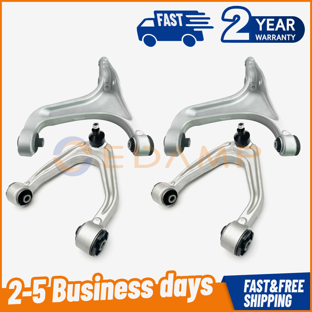 4Pcs Front Upper+Lower LH+RH Control Arms For Maserati Quattroporte Ghibli 14-22