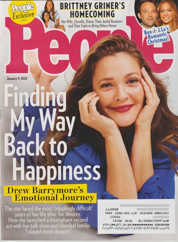 People Britney Griner Ben Affleck Jennifer Lopez Drew Barrymore January 9, 2023