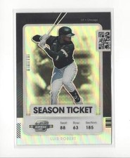2021 Panini Contenders Optic Holo Prizm #70 Luis Robert White Sox