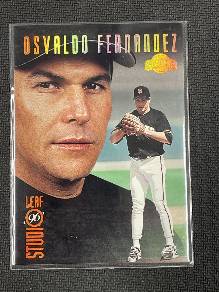 Osvaldo Fernandez 1996 Leaf Studio Bronze One OF two Thousand
