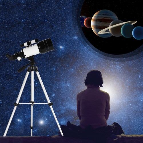 150X 70mm Professional Astronomical Refractor For Space Star Moon M9A7 - Picture 10 of 12