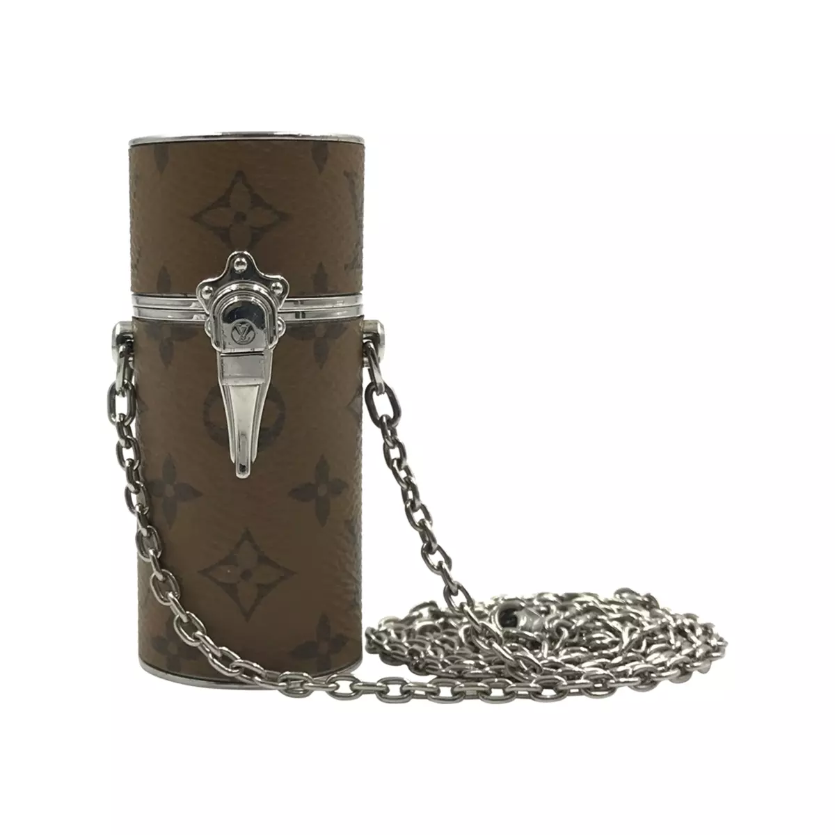 LOUIS VUITTON Monogram Chain Lipstick Case | FASHIONPHILE