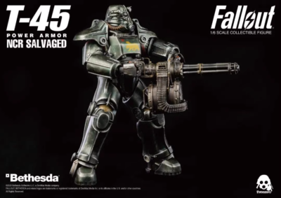 3A ThreeZero Bethesda Fallout 1/6 T-45 NCR Salvaged Power Armor