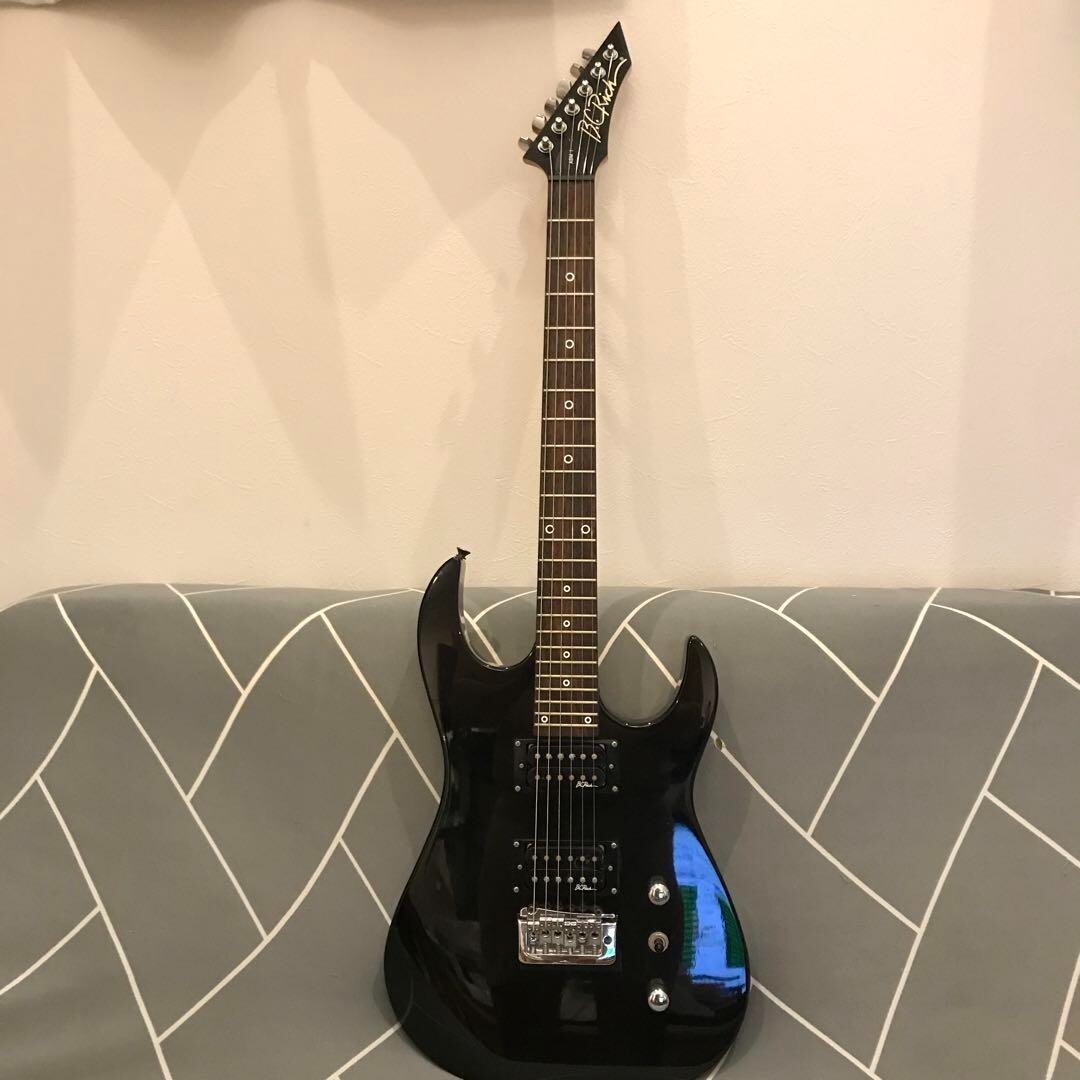 B.C. Rich ASM-1 Black Electric Guitar Used Product Shipping B.C. Rich ASM-1 Black Electric Guitar Used Product Shipping