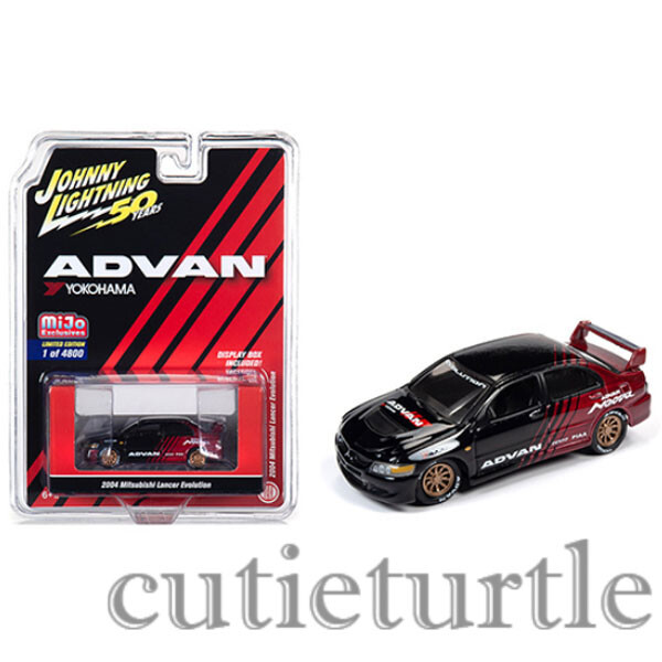 Johnny Lightning 50th Anniversary Mitsubishi Lancer 1:64 Advan