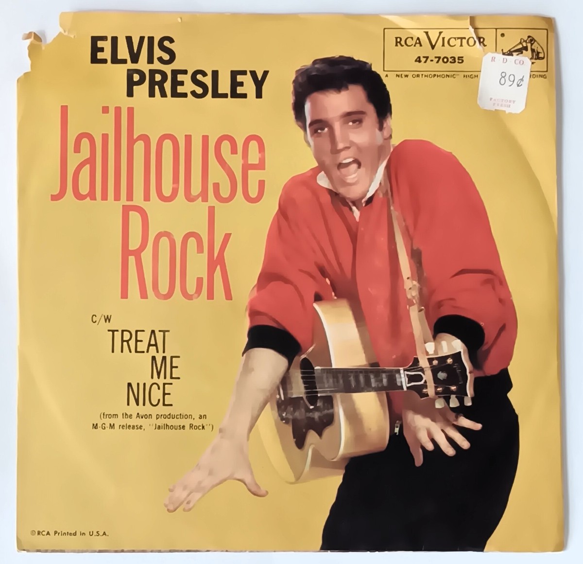 エルビス・プレスリー JAILHOUSE ROCK 45回転レコード エルビス・プレスリー JAILHOUSE ROCK 45回転レコード Elvis Presley
