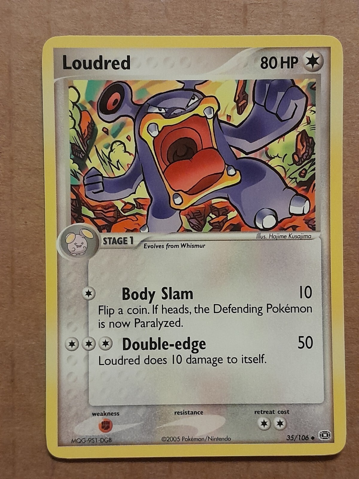 Pokemon Loudred 35/106 ex Emerald NM-MINT See Pictures